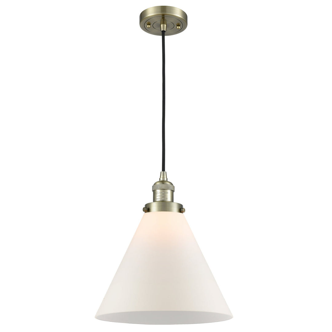 Innovations Franklin Restoration 201C-AB-G41-L Pendant Light - Antique Brass