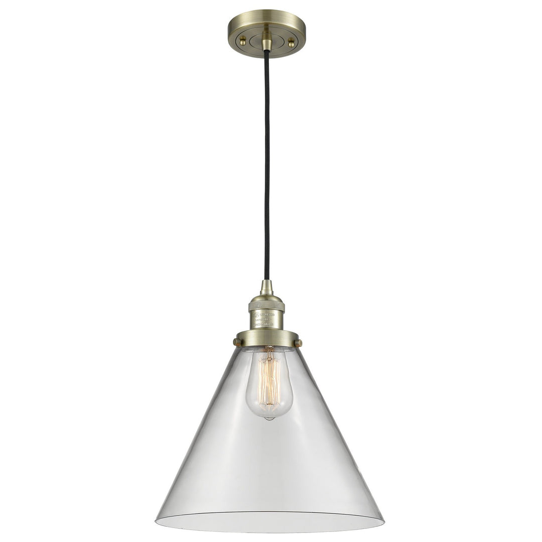 Innovations Franklin Restoration 201C-AB-G42-L Pendant Light - Antique Brass