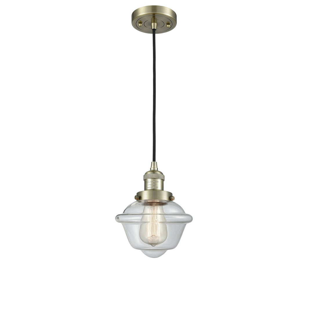 Innovations Franklin Restoration 201C-AB-G532 Pendant Light - Antique Brass