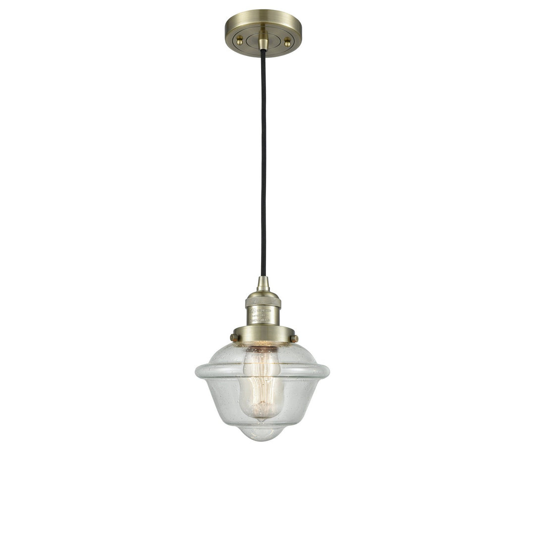 Innovations Franklin Restoration 201C-AB-G534-LED Pendant Light - Antique Brass