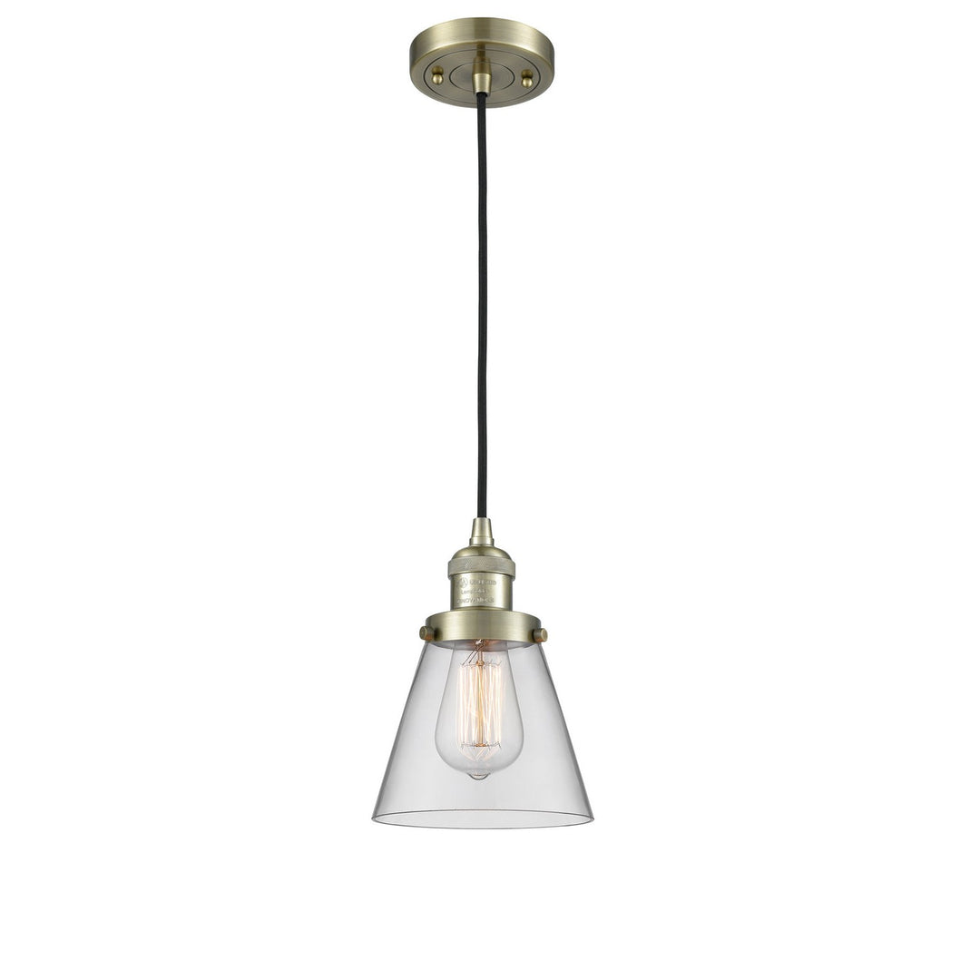 Innovations Franklin Restoration 201C-AB-G62 Pendant Light - Antique Brass
