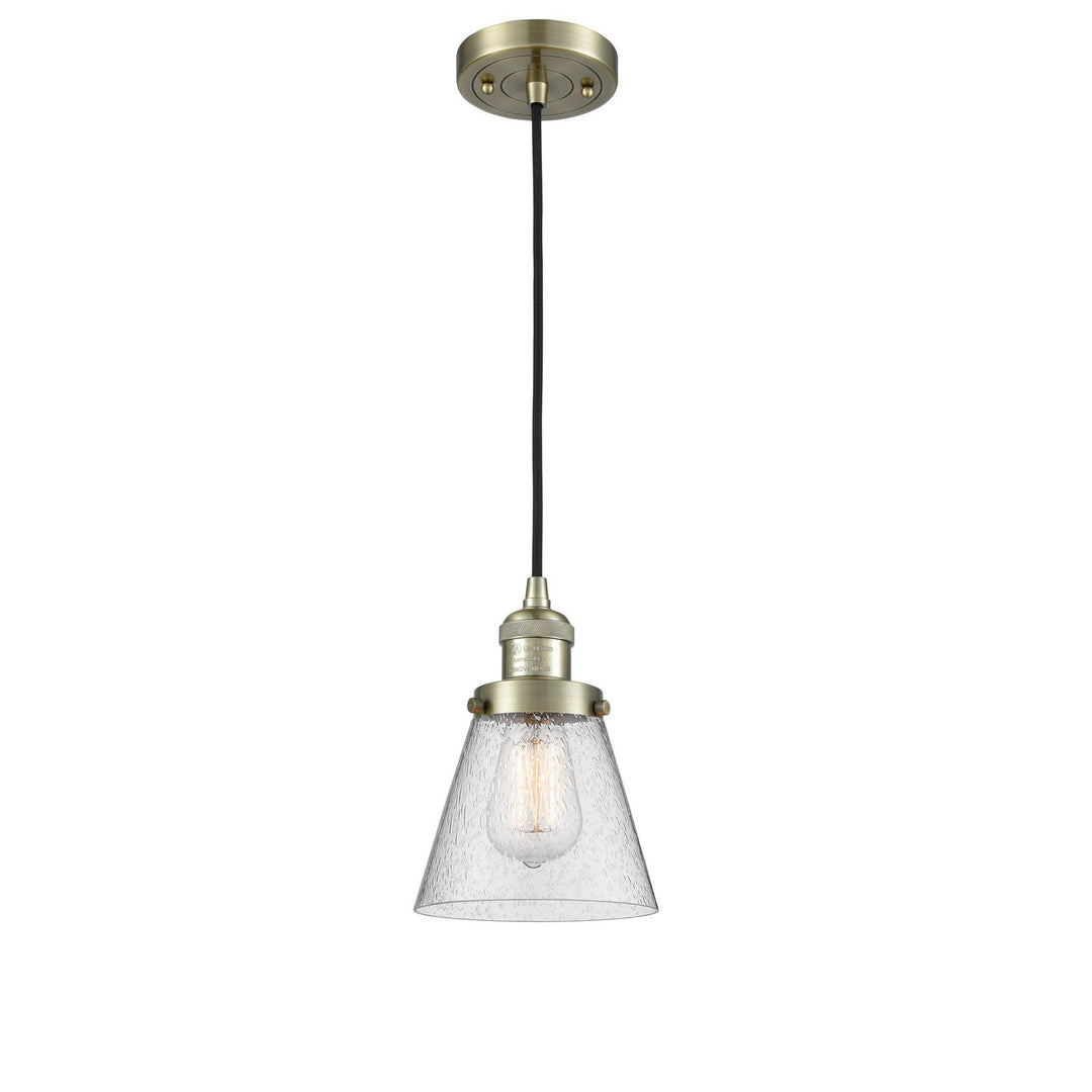 Innovations Franklin Restoration 201C-AB-G64 Pendant Light - Antique Brass