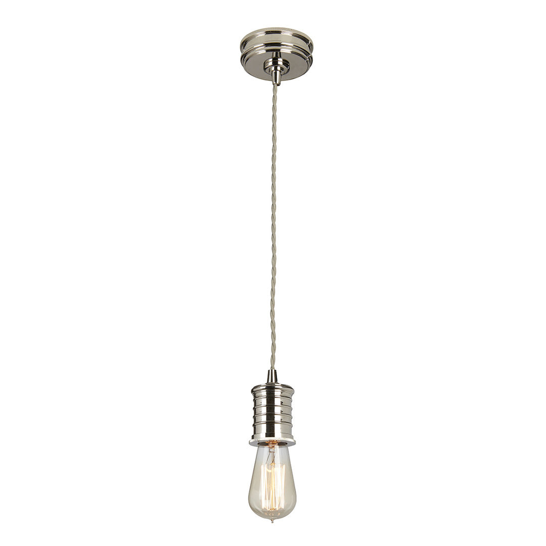 Lucas+McKearn Douille El/douille/ppn Pendant Light - Polished Nickel