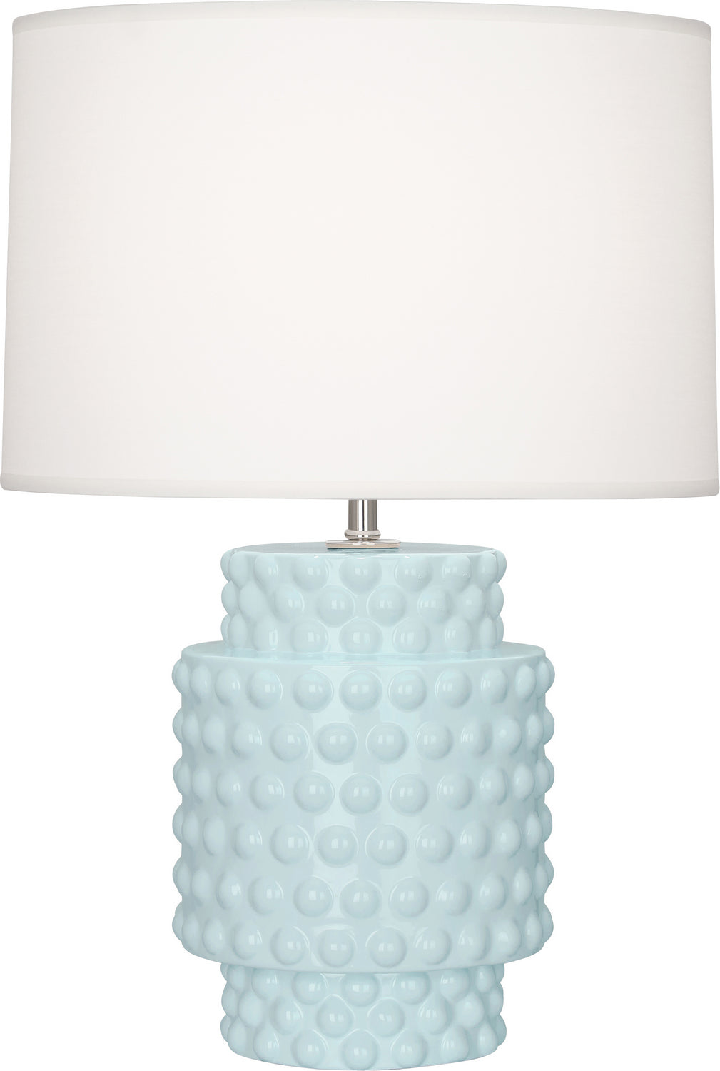 Robert Abbey Lighting BB801 Dolly Lamp Baby Blue Glazed Textured