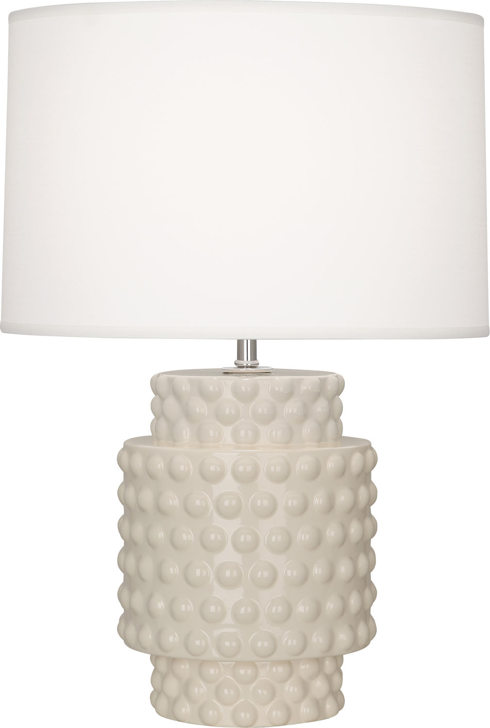 Robert Abbey Lighting BN801 Dolly Lamp Bone Glazed Textured