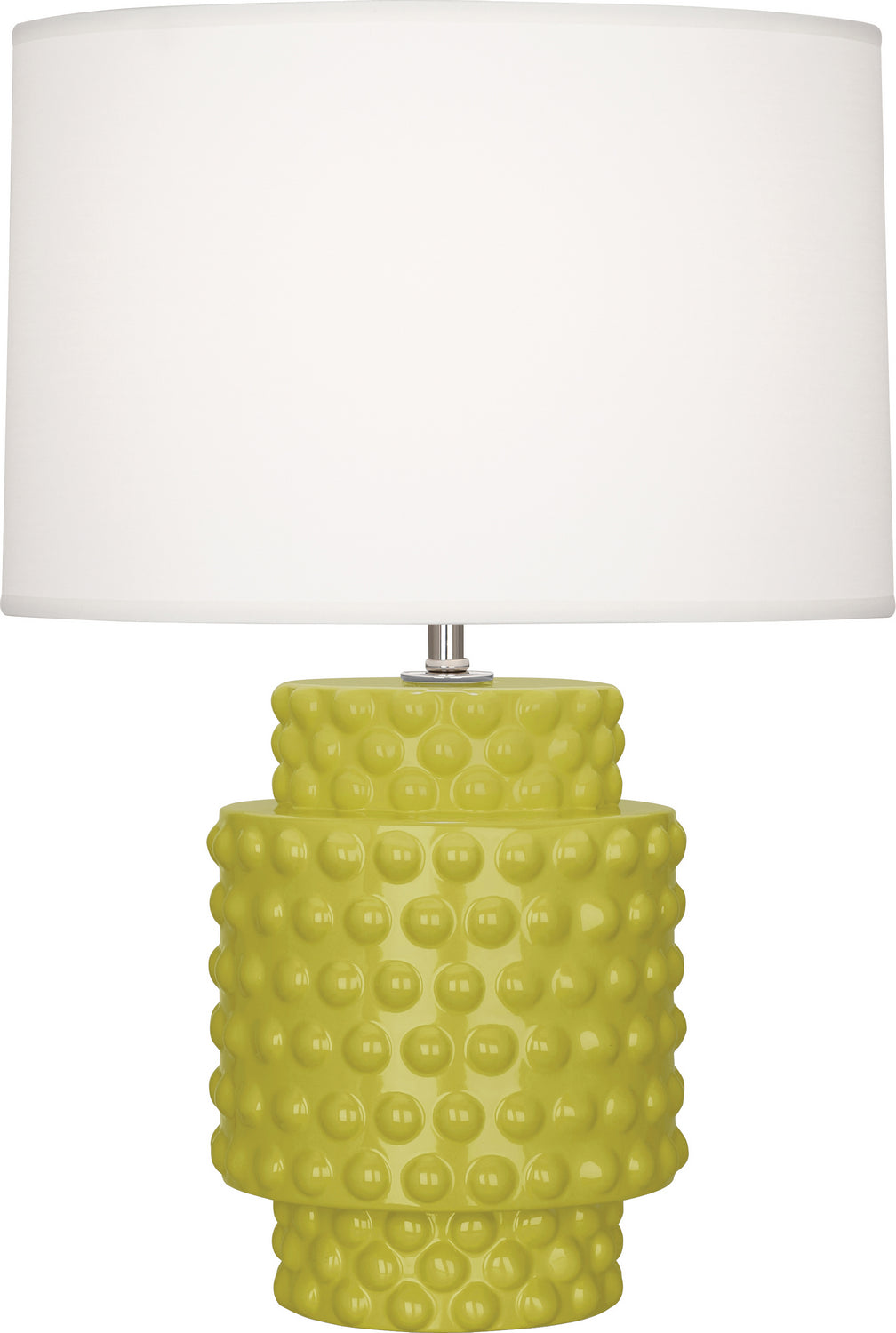 Robert Abbey Lighting CI801 Dolly Lamp Citron Glazed Textured