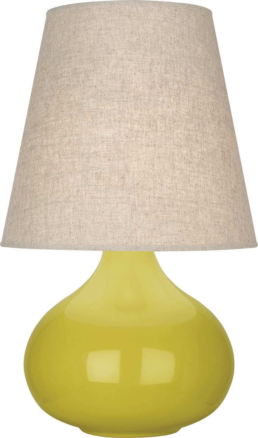 Robert Abbey Lighting CI91 June Lamp Citron Glazed