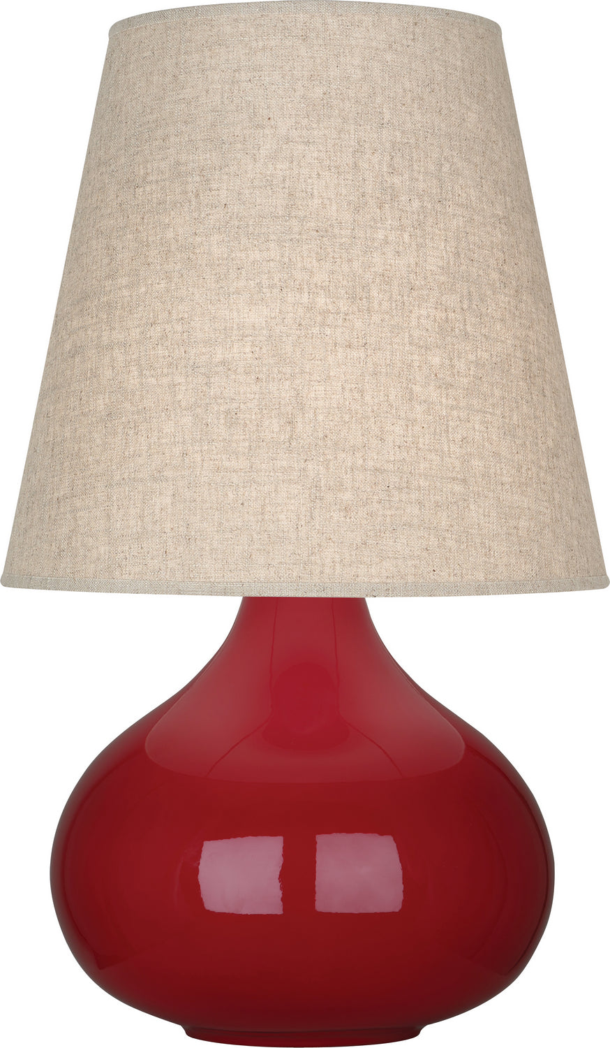 Robert Abbey Lighting OX91 June Lamp Oxblood Glazed