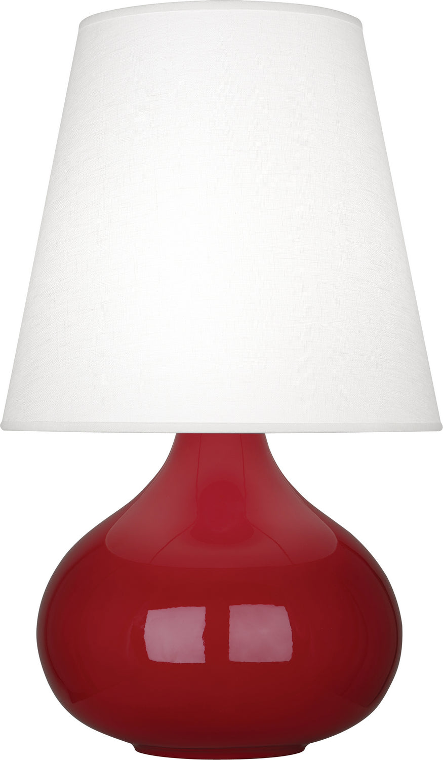 Robert Abbey Lighting OX93 June Lamp Oxblood Glazed