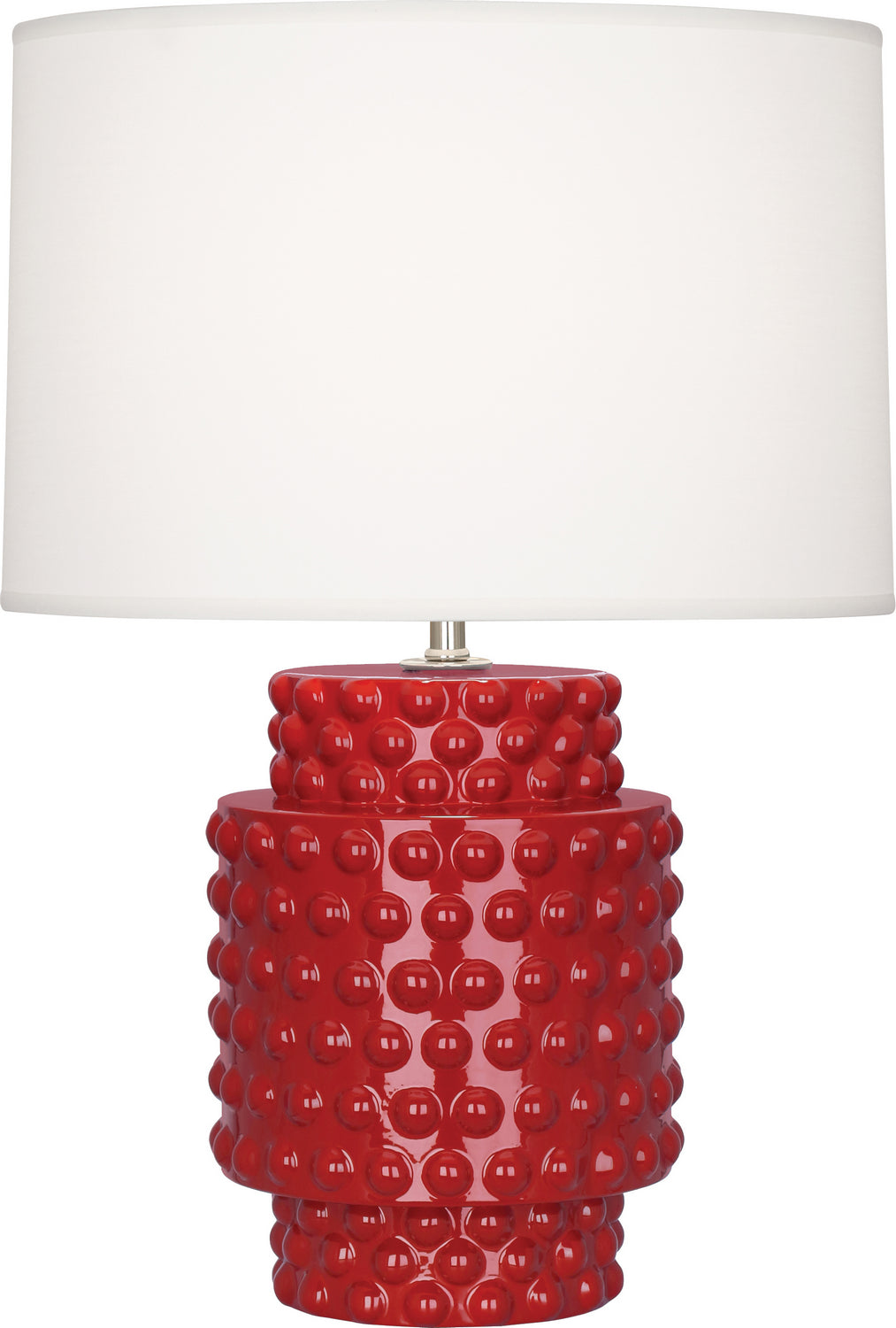 Robert Abbey Lighting RR801 Dolly Lamp Ruby Red Glazed Textured