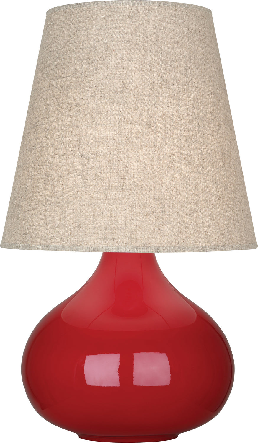 Robert Abbey Lighting RR91 June Lamp Ruby Red Glazed