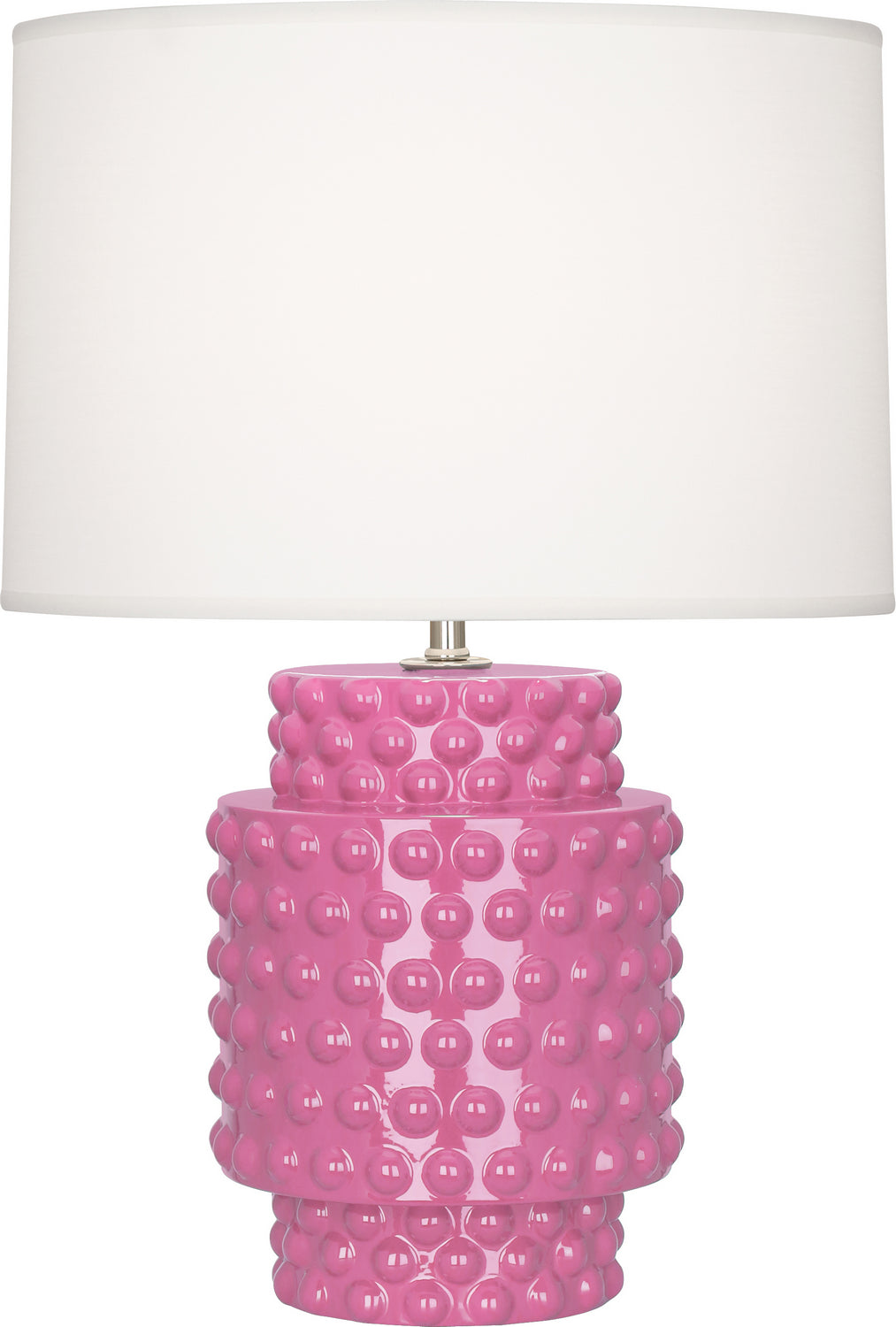 Robert Abbey Lighting SP801 Dolly Lamp Schiaparelli Pink Glazed Textured