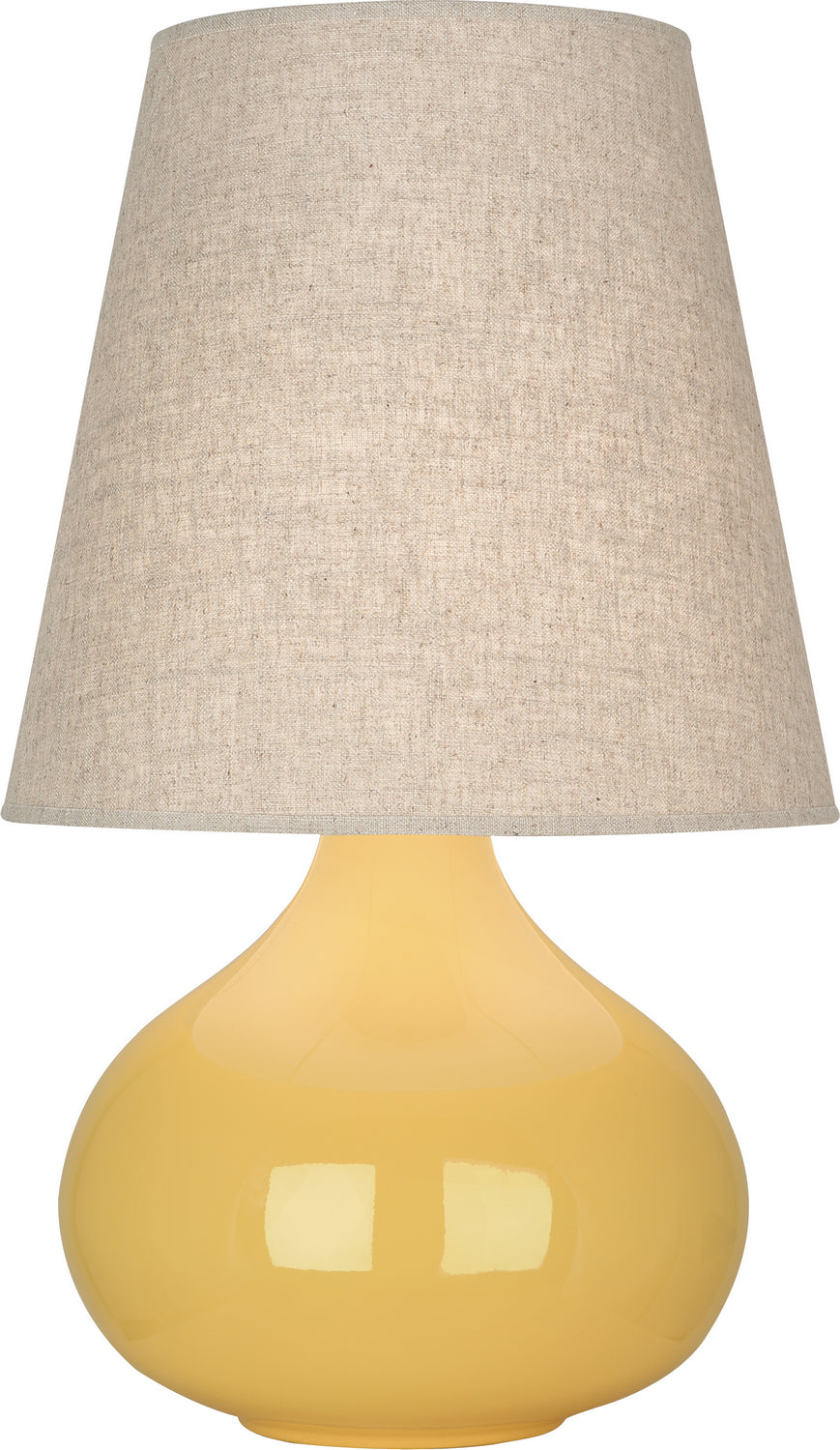 Robert Abbey Lighting SU91 June Lamp Sunset Yellow Glazed