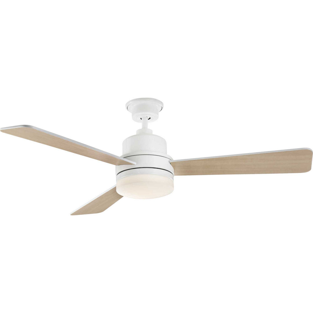 Progress Trevina P2556-3030K Ceiling Fan - White, Natural Cherry, White/