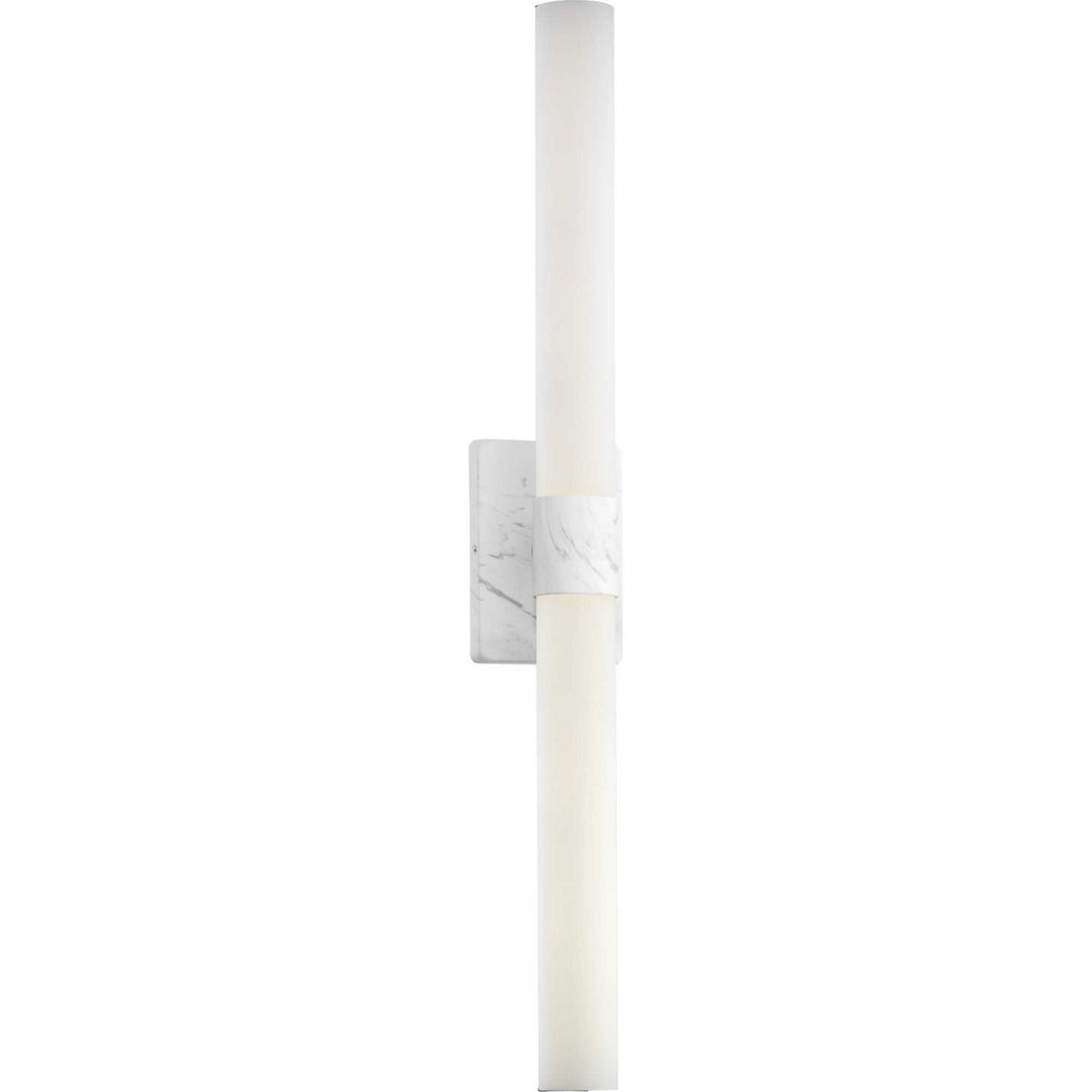 Progress Blanco LED P300151-150-30 Bath Vanity Light 33 in. wide - Faux White Marble