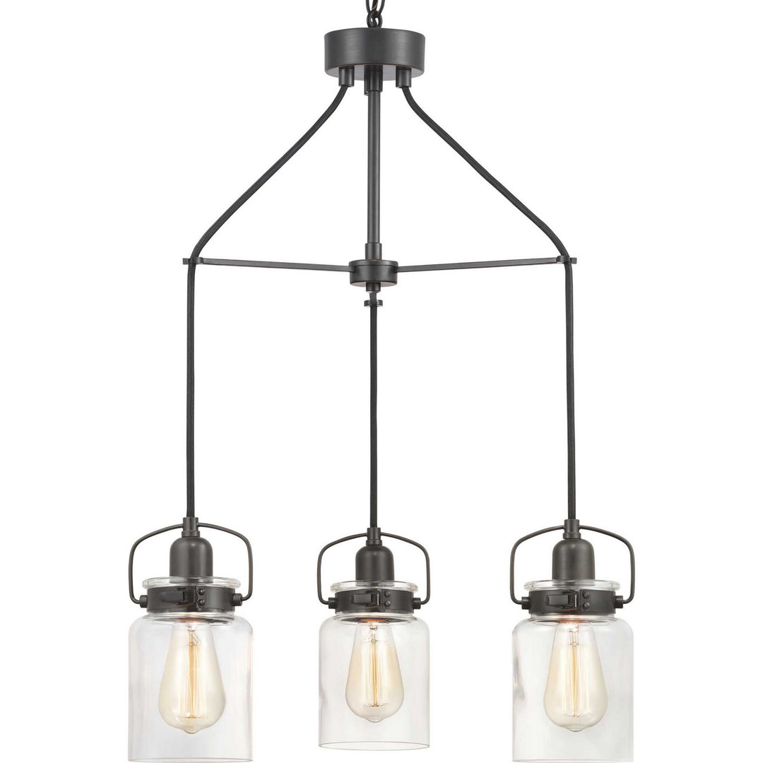 Progress Calhoun P400132-020 Chandelier Light - Antique Bronze