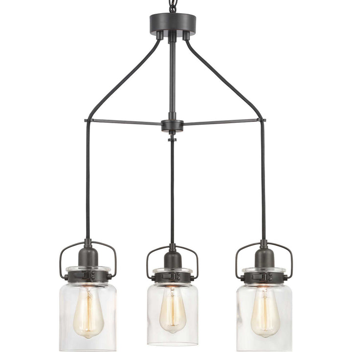 Progress Calhoun P400132-020 Chandelier Light - Antique Bronze