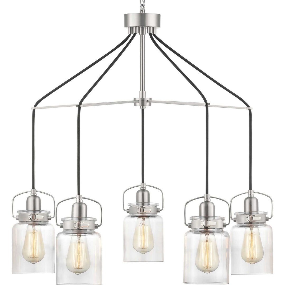 Progress Calhoun P400133-009 Chandelier Light - Brushed Nickel
