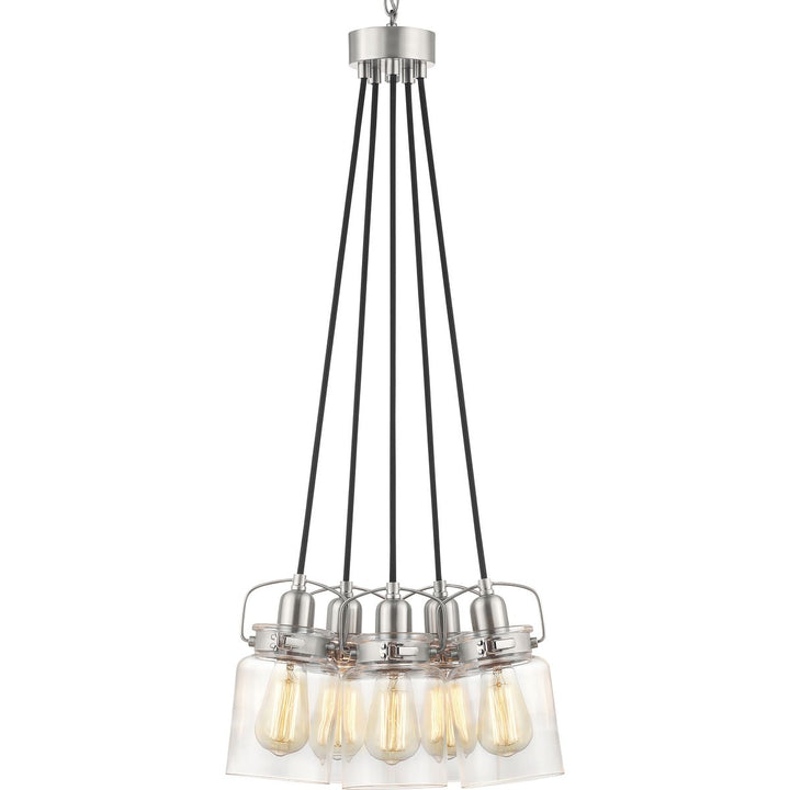 Progress Calhoun P400133-009 Chandelier Light - Brushed Nickel