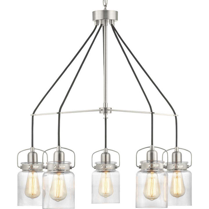 Progress Calhoun P400133-009 Chandelier Light - Brushed Nickel