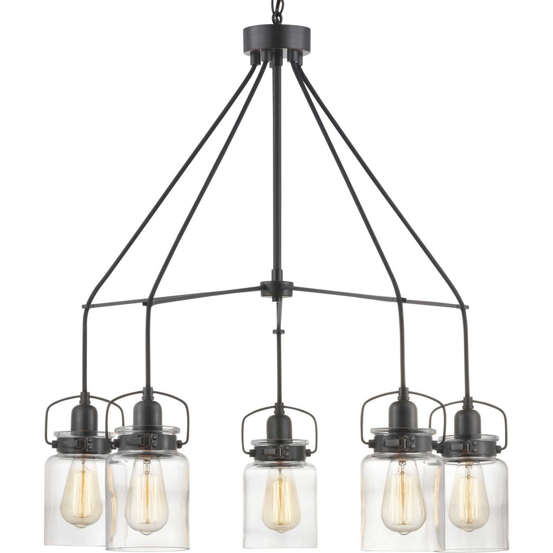 Progress Calhoun P400133-020 Chandelier Light - Antique Bronze