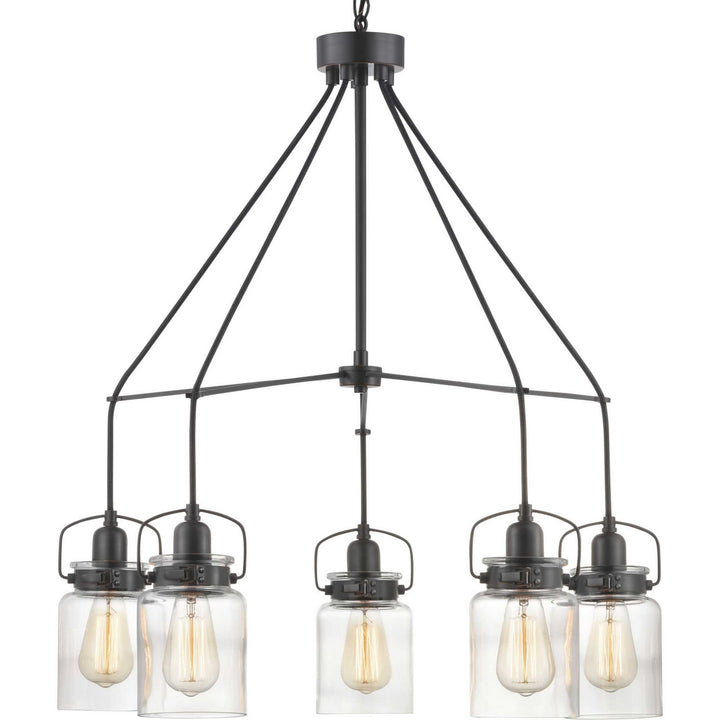 Progress Calhoun P400133-020 Chandelier Light - Antique Bronze