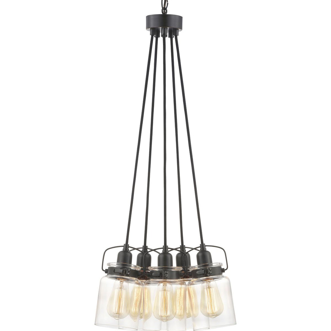 Progress Calhoun P400133-020 Chandelier Light - Antique Bronze