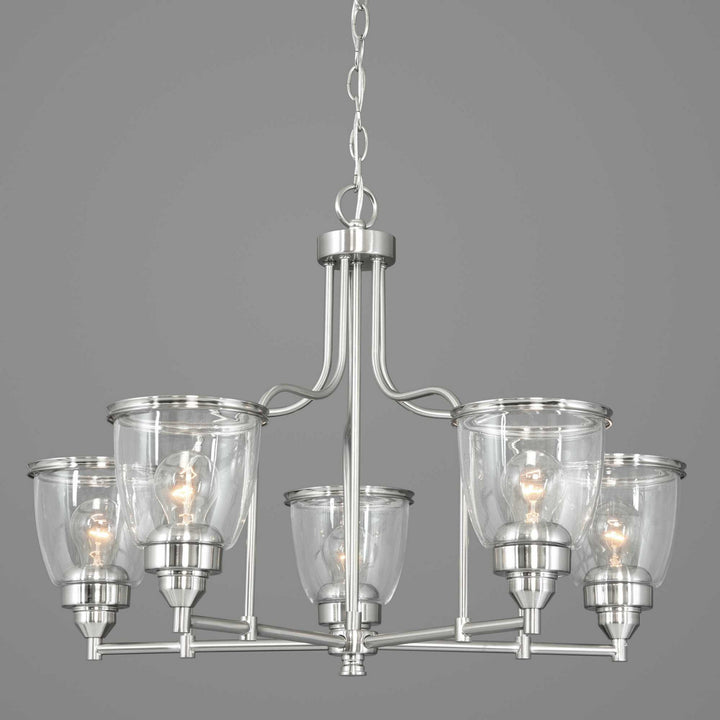 Progress Saluda P400136-009 Chandelier Light - Brushed Nickel