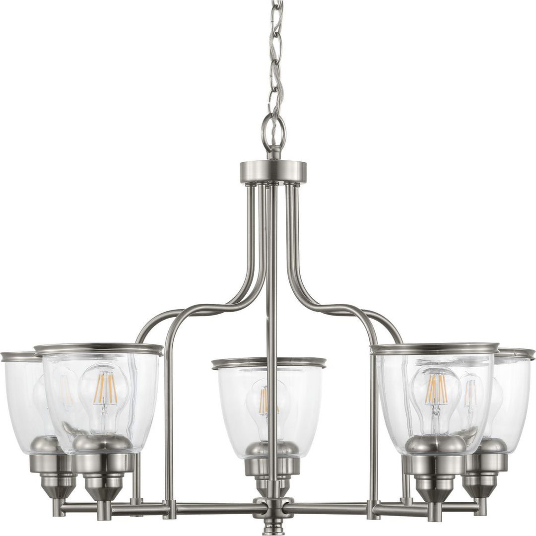 Progress Saluda P400136-009 Chandelier Light - Brushed Nickel
