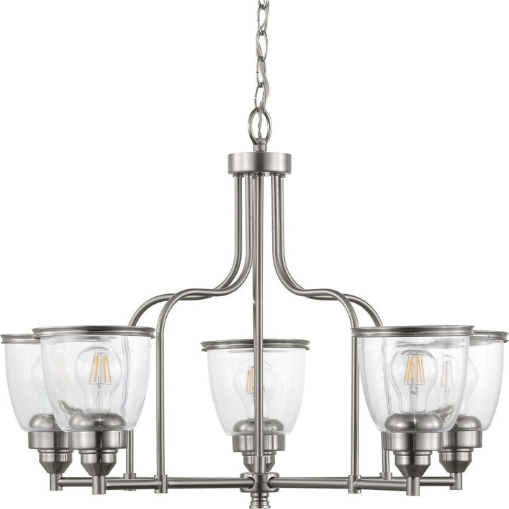 Progress Saluda P400136-009 Chandelier Light - Brushed Nickel