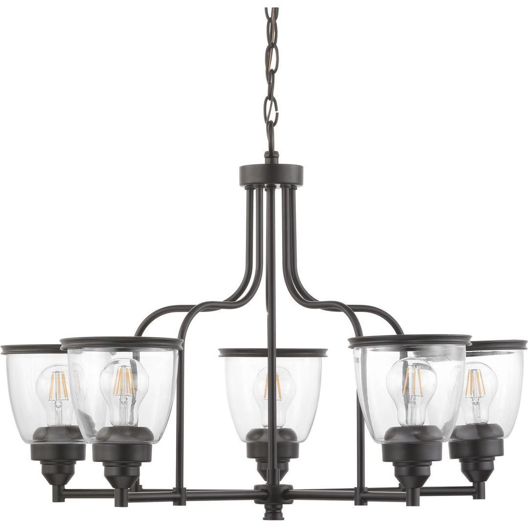 Progress Saluda P400136-020 Chandelier Light - Antique Bronze