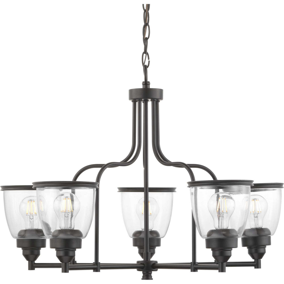 Progress Saluda P400136-020 Chandelier Light - Antique Bronze