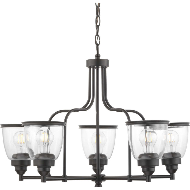 Progress Saluda P400136-020 Chandelier Light - Antique Bronze