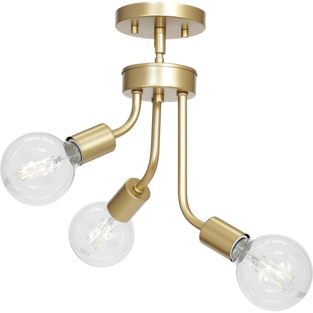 Progress Zag P400148-078 Ceiling Light - Antique Gold Leaf