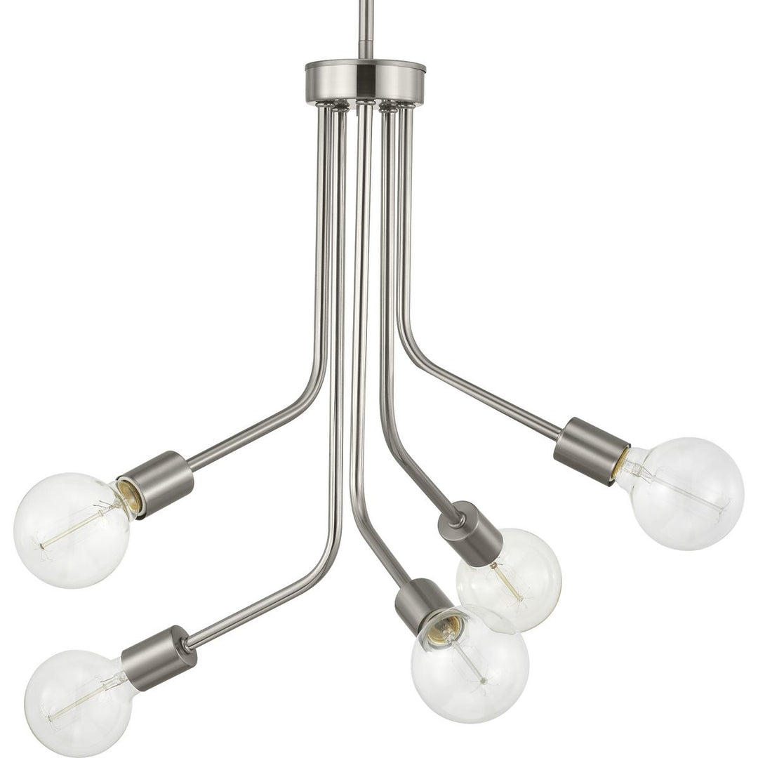 Progress Zag P400149-009 Chandelier Light - Brushed Nickel