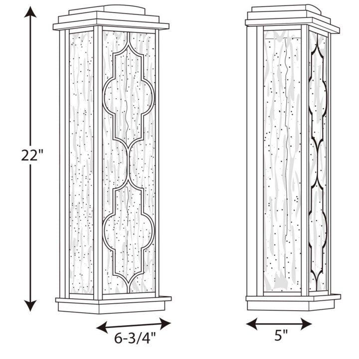 Progress Lighting P560107-129-30 Northampton Led Led Wall Lantern Outdoor Bronze / Dark