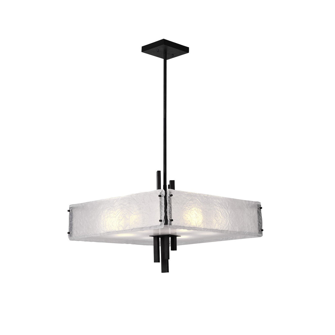 CWI Assunta 9973p24-10-101 Chandelier Light - Black