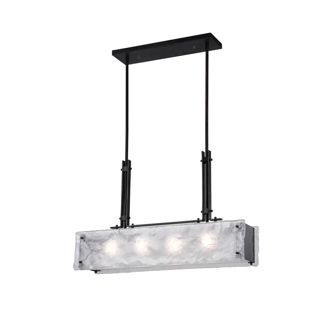 CWI Assunta 9973p28-4-101 Pendant Light - Black