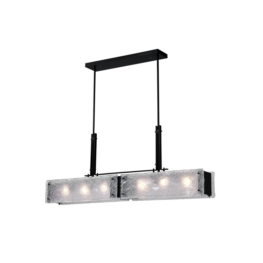 CWI Assunta 9973p45-6-101 Pendant Light - Black