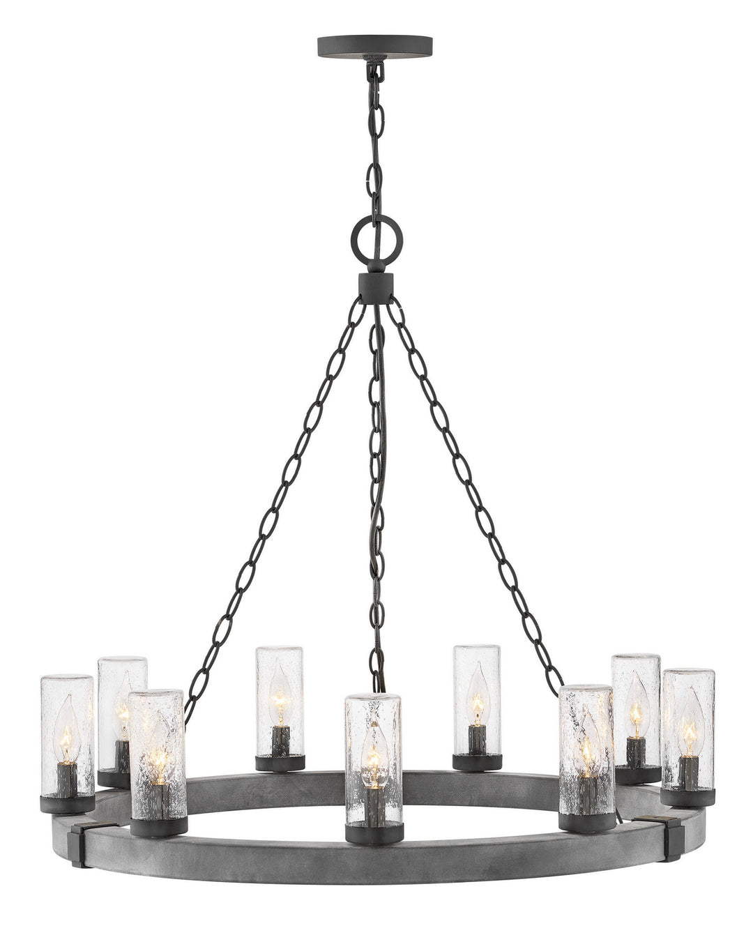 Hinkley Lighting 29208DZ  Sawyer Outdoor Aged Zinc