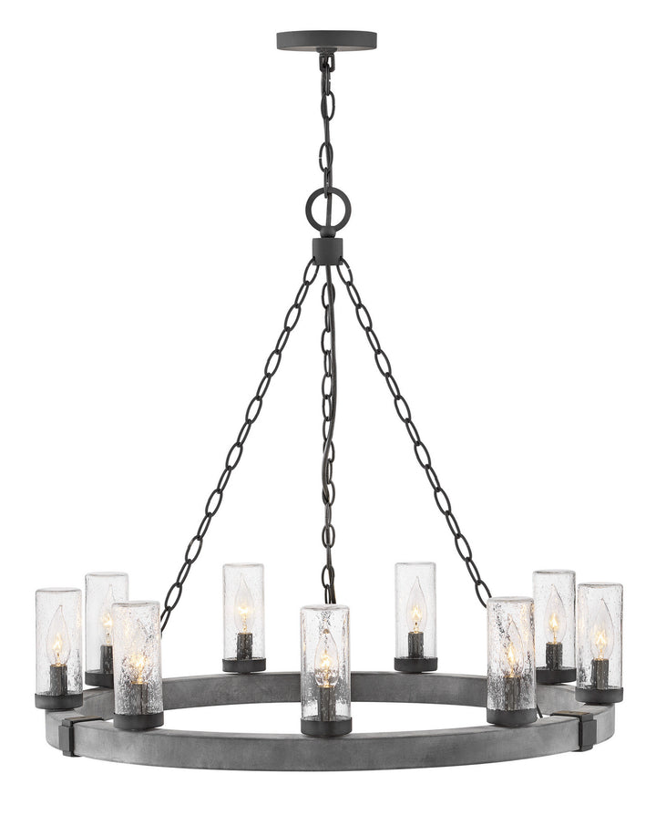 Hinkley Lighting 29208DZ  Sawyer Outdoor Aged Zinc