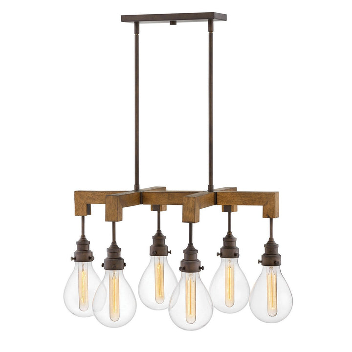 Hinkley Denton 3268IN Chandelier Light - Industrial Iron