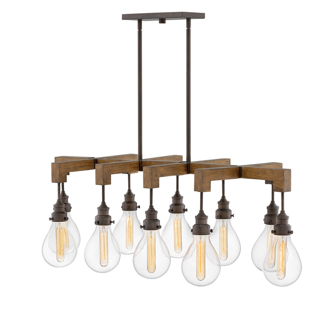 Hinkley Denton 3269IN Chandelier Light - Industrial Iron