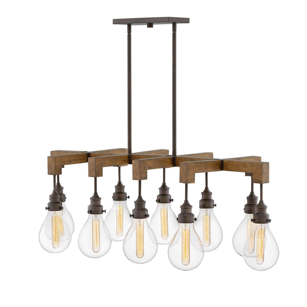 Hinkley Denton 3269IN Chandelier Light - Industrial Iron