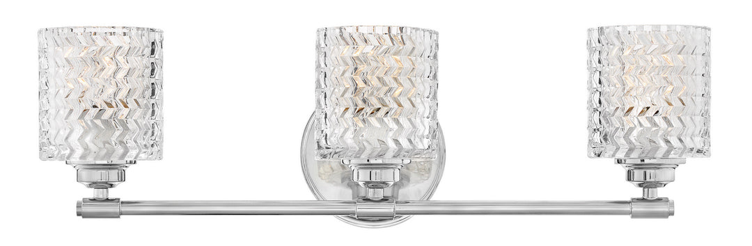 Hinkley Elle 5043CM Bath Vanity Light 24 in. wide - Chrome