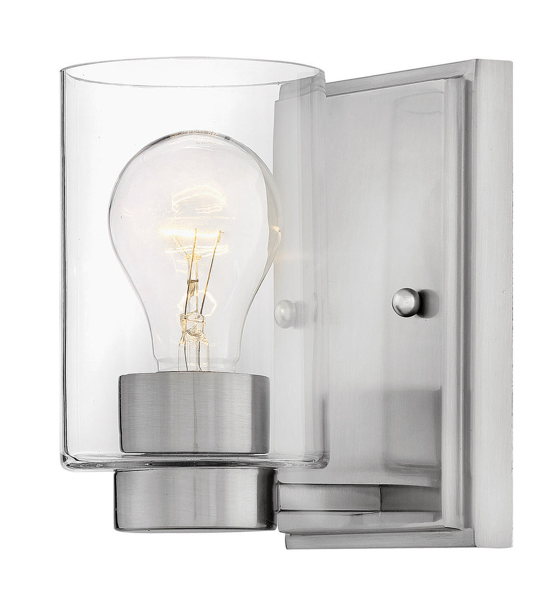 Hinkley Miley 5050BN-CL Wall Sconce Light - Brushed Nickel with Clear glass