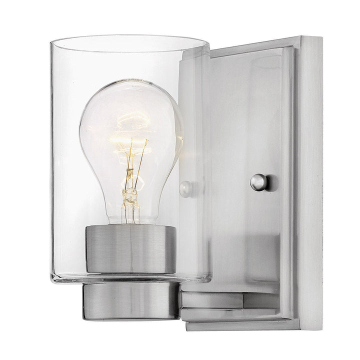 Hinkley Miley 5050BN-CL Wall Sconce Light - Brushed Nickel with Clear glass