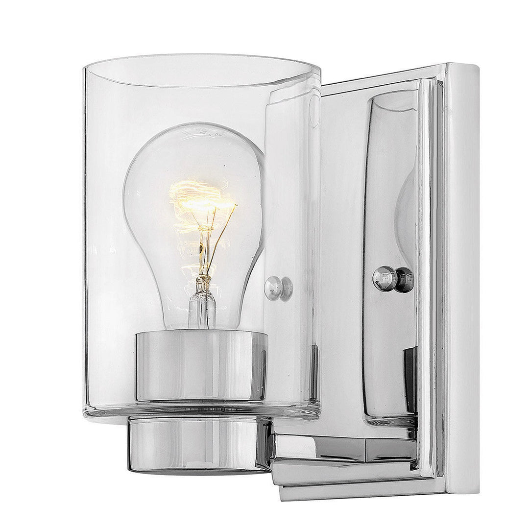 Hinkley Miley 5050CM-CL Wall Sconce Light - Chrome with Clear glass