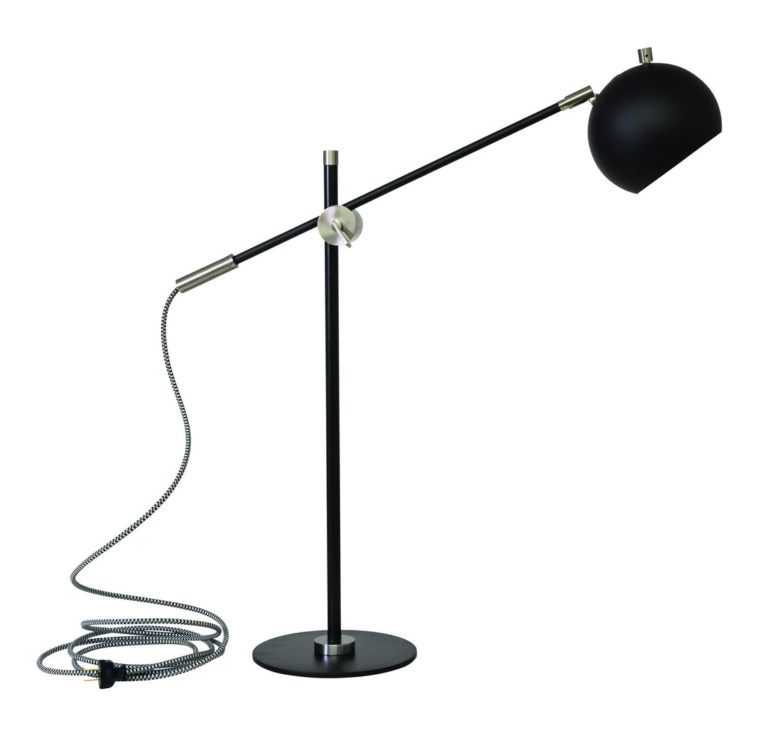 House Of Troy Lighting OR750-BLKSN  Orwell Lamp Black With Satin Nickel Accents