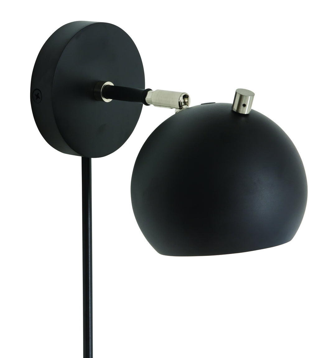 House Of Troy Lighting OR775-BLKSN  Orwell Lamp Black With Satin Nickel Accents